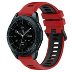 For Samsung Galaxy Watch 42mm / Red+Black