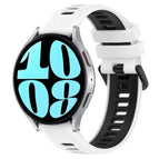 For Samsung Galaxy Watch 6 44mm / White+Black
