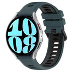 For Samsung Galaxy Watch 6 44mm / Olive Green + Black