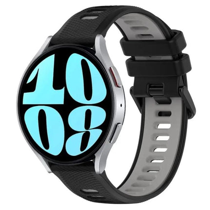 20mm Two-Tone Silicone Sports Band for Galaxy Watch 42/44mm