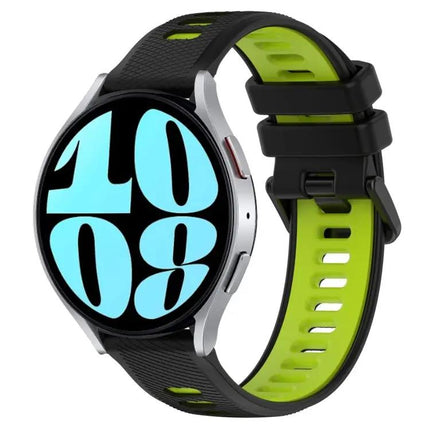 20mm Two-Tone Silicone Sports Band for Galaxy Watch 42/44mm