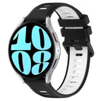 For Samsung Galaxy Watch 6 40mm / Black+White