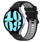 For Samsung Galaxy Watch 6 40mm / Black+Grey