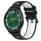 For Samsung Galaxy Watch 6 Classic 47mm / Black+White
