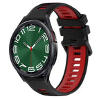 For Samsung Galaxy Watch 6 Classic 47mm / Black+Red