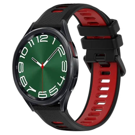 20mm Two-Tone Silicone Band For Galaxy Watch 44/47mm