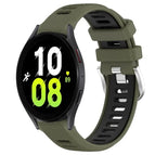 For Samsung Galaxy Watch5 44mm / Army Green+Black