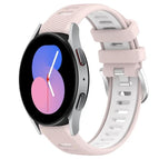 For Samsung Galaxy Watch5 40mm / Pink+White
