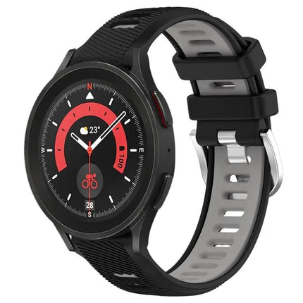 20mm Silicone Sport Band Two-Tone For Galaxy Watch5/5 Pro