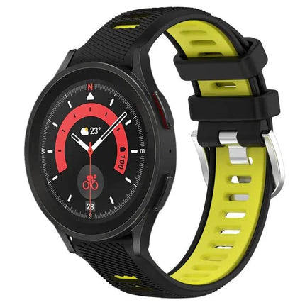 20mm Silicone Sport Band Two-Tone For Galaxy Watch5/5 Pro