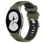 For Samsung Galaxy Watch4 40mm / Army Green+Black