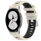 For Samsung Galaxy Watch4 40mm / Starlight+Black