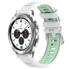 For Samsung  Galaxy Watch4 Classic 42mm / White+Teal
