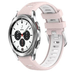 For Samsung  Galaxy Watch4 Classic 42mm / Pink+White