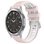 For Samsung  Galaxy Watch4 Classic 46mm / Pink+White