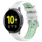 For Samsung Galaxy Watch Active2 40mm / White+Teal