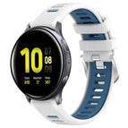 For Samsung Galaxy Watch Active2 44mm / White+Blue