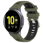 For Samsung Galaxy Watch Active2 44mm / Army Green+Black