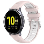 For Samsung Galaxy Watch Active2 44mm / Pink+White