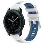 For Samsung Galaxy Watch 42mm / White+Blue