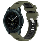For Samsung Galaxy Watch 42mm / Army Green+Black