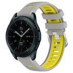 For Samsung Galaxy Watch 42mm / Grey+Yellow