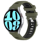 For Samsung Galaxy Watch 6 44mm / Army Green+Black