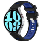 For Samsung Galaxy Watch 6 44mm / Black+Blue