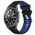 For Samsung Galaxy Watch3 45mm / Black+Blue