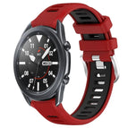 For Samsung Galaxy Watch3 45mm / Red+Black