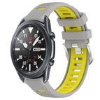 For Samsung Galaxy Watch3 45mm / Grey+Yellow