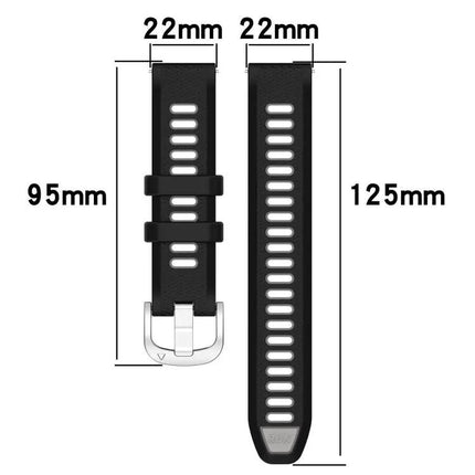 22mm Silicone Sports Watch Band For Samsung Gear S3