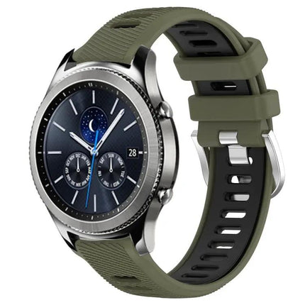 22mm Silicone Sports Watch Band For Samsung Gear S3