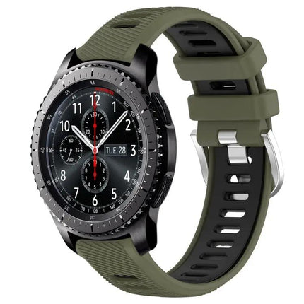 22mm Silicone Sports Watch Band For Samsung Gear S3