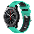 For Samsung Gear S3 Frontier / Lake Blue+Black