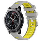 For Samsung Gear S3 Frontier / Grey+Yellow