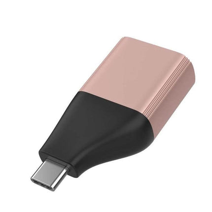 Onten UC101 Type-C Ethernet Adapter for Laptop Connectivity - rose gold USB-C to RJ45 wired network adapter