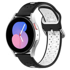 For Samsung Galaxy Watch 5 40mm / Black+White