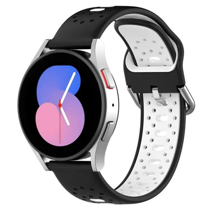 20mm Breathable Two-Color Silicone Band Galaxy Watch4 44mm