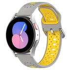 For Samsung  Galaxy Watch 4 Classic 46mm / Grey+Yellow