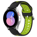 For Samsung Galaxy Watch 42mm / Black+Lime Green