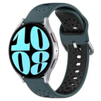 For Samsung Galaxy Watch 6 44mm / Olive Green+Black