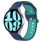 For Samsung Galaxy Watch 6 44mm / Blue+Teal