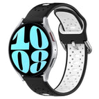 For Samsung Galaxy Watch 6 40mm / Black+White