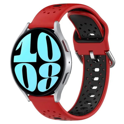 20mm Two-Tone Breathable Silicone Band Galaxy Watch 6 40mm