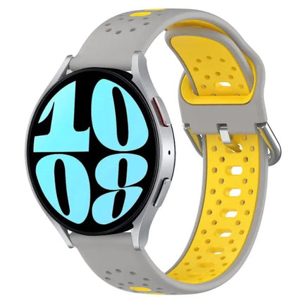 20mm Two-Tone Breathable Silicone Band Galaxy Watch 6 40mm