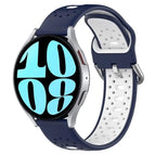For Samsung Galaxy Watch 6 40mm / Midnight Blue+White