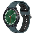 For Samsung Galaxy Watch 6 Classic 47mm / Olive Green+Black