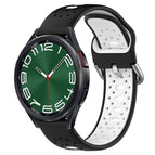 For Samsung Galaxy Watch 6 Classic 47mm / Black+White