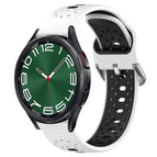 For Samsung Galaxy Watch 6 Classic 43mm / White+Black